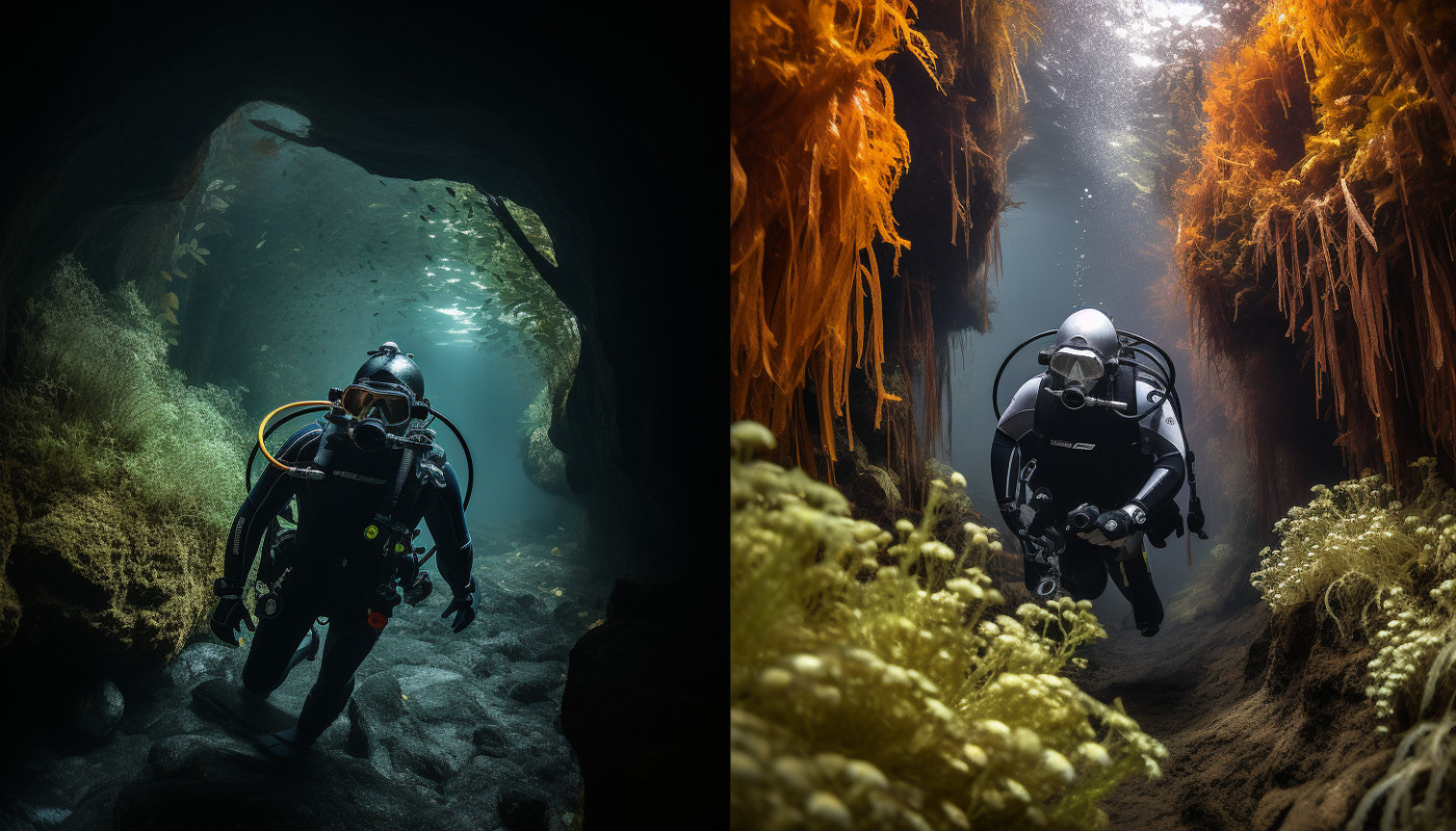 Explorando la belleza oculta de las cuevas submarinas